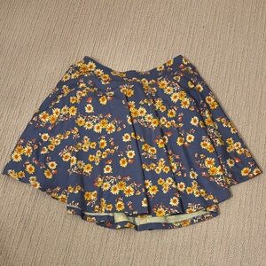 Toad & Co Floral Blue Skort